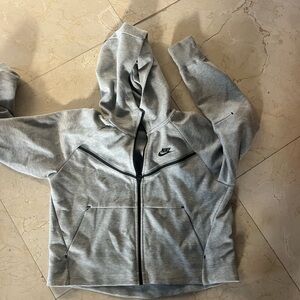 Nike TechGray Zip-Up Hoodie